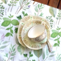 Herb print placemats